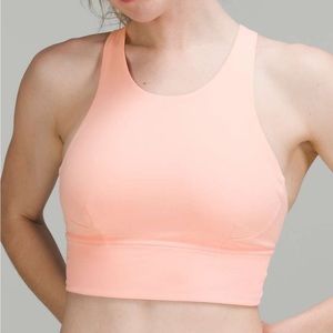 Lululemon NWOT Wunder Train High Neck Longline Bra Medium Support C/D size 6